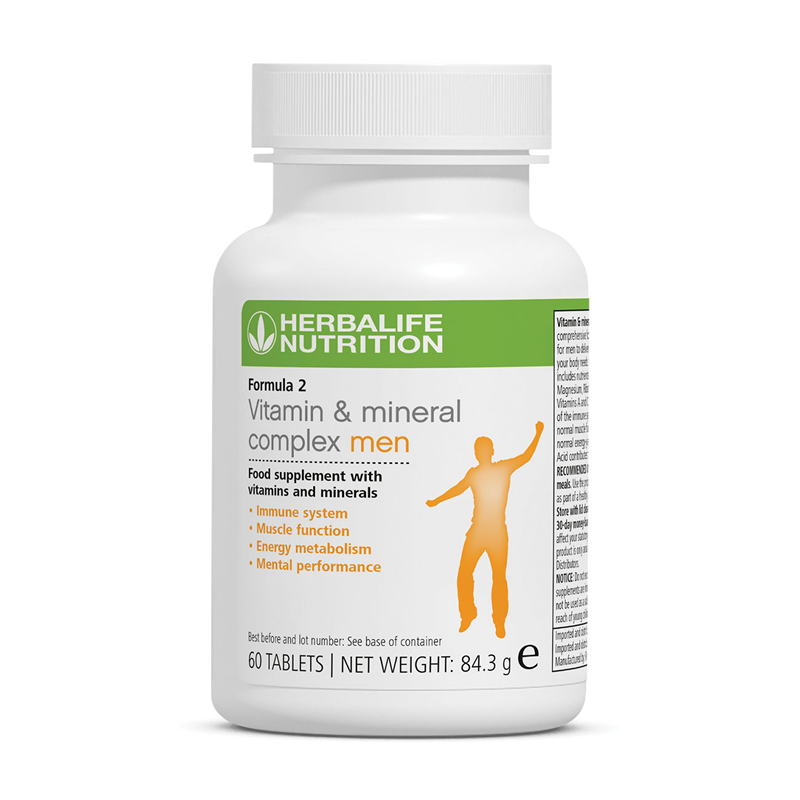 Formula 2 - Vitamin & Mineral Complex 60 tablets - HLF Shop UK